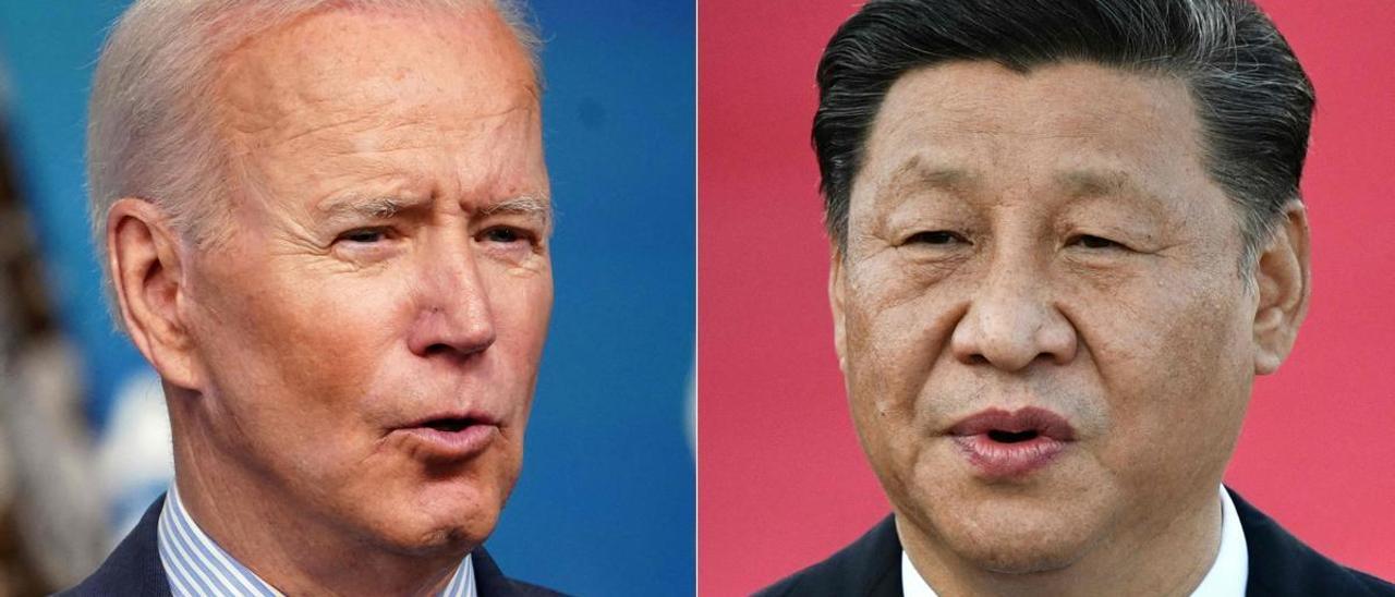 Joe Biden y Xi Jinping.