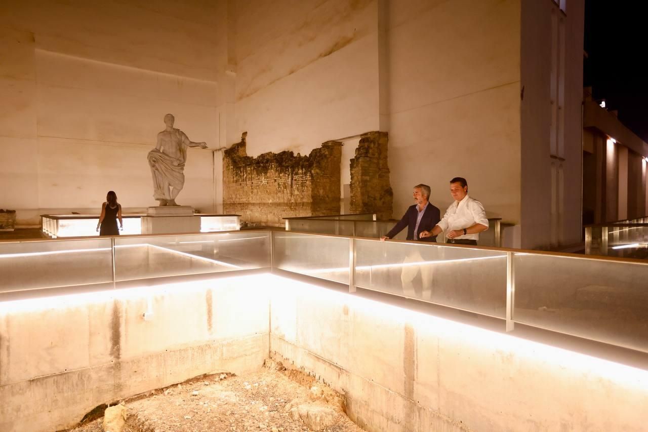 El Templo Romano estrena su nueva iluminación