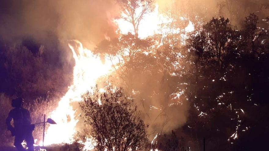 Imagen de un reciente incendio en Córdoba.