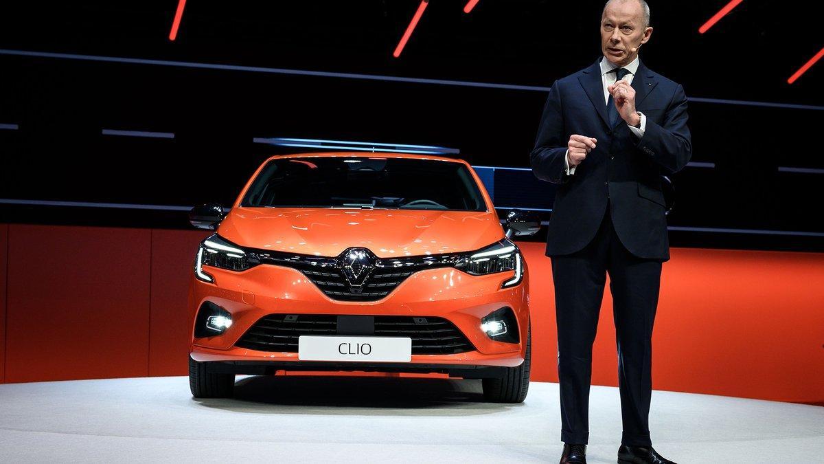 Thierry Bollore, nuevo CEO de Renault, presenta el nuevo Clio.