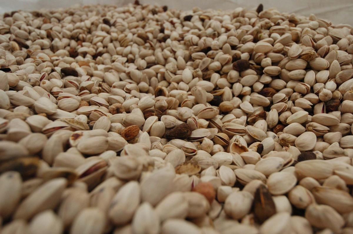 Saco de pistachos.
