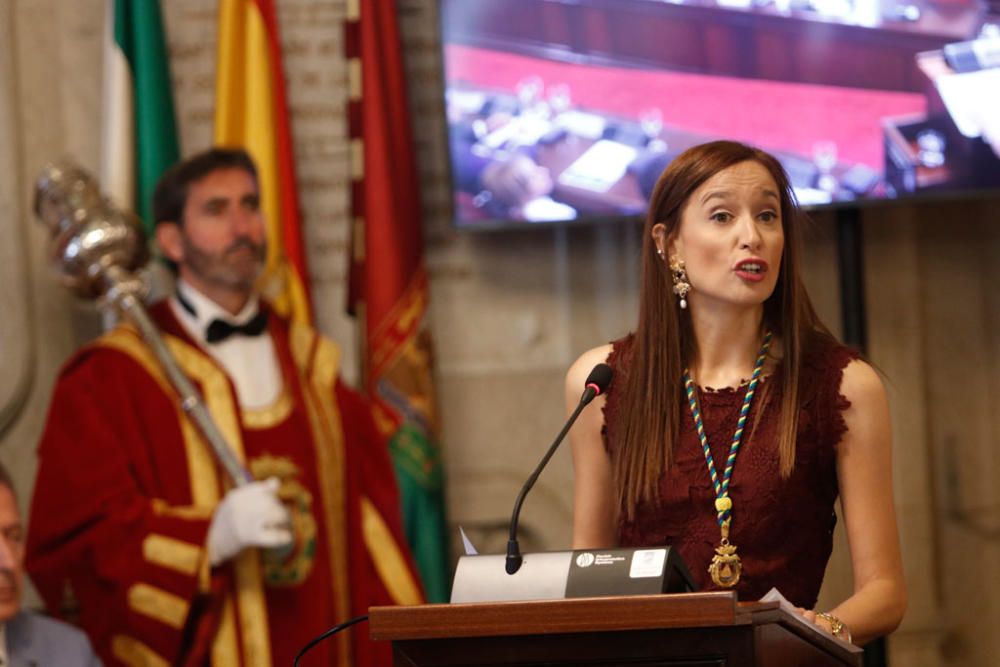 El alcalde de Málaga afronta su sexto mandato con el apoyo de Ciudadanos, al que integra en el gobierno.