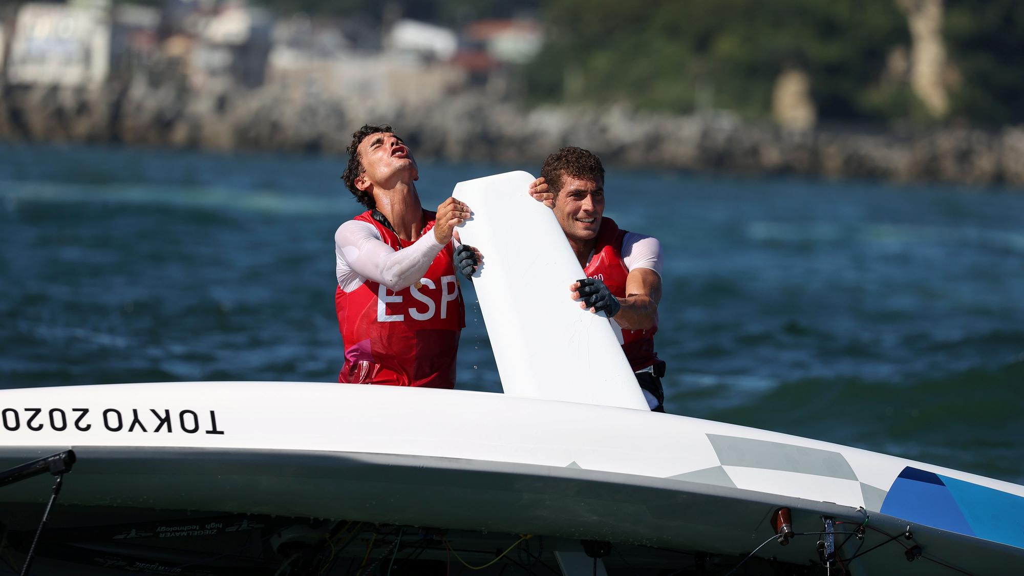 Nico Rodríguez y Jordi Xammar ganan el bronce en el 470 de vela en Tokyo 2020