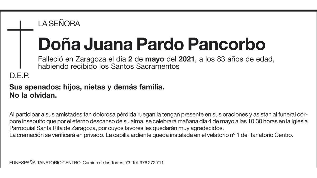 Juana Pardo Pancorbo