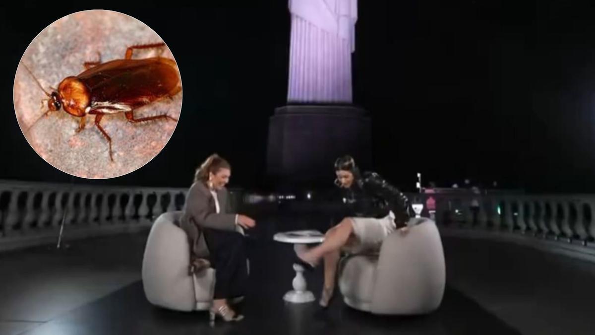 Rosalía durant l'entrevista a Rio de Janeiro