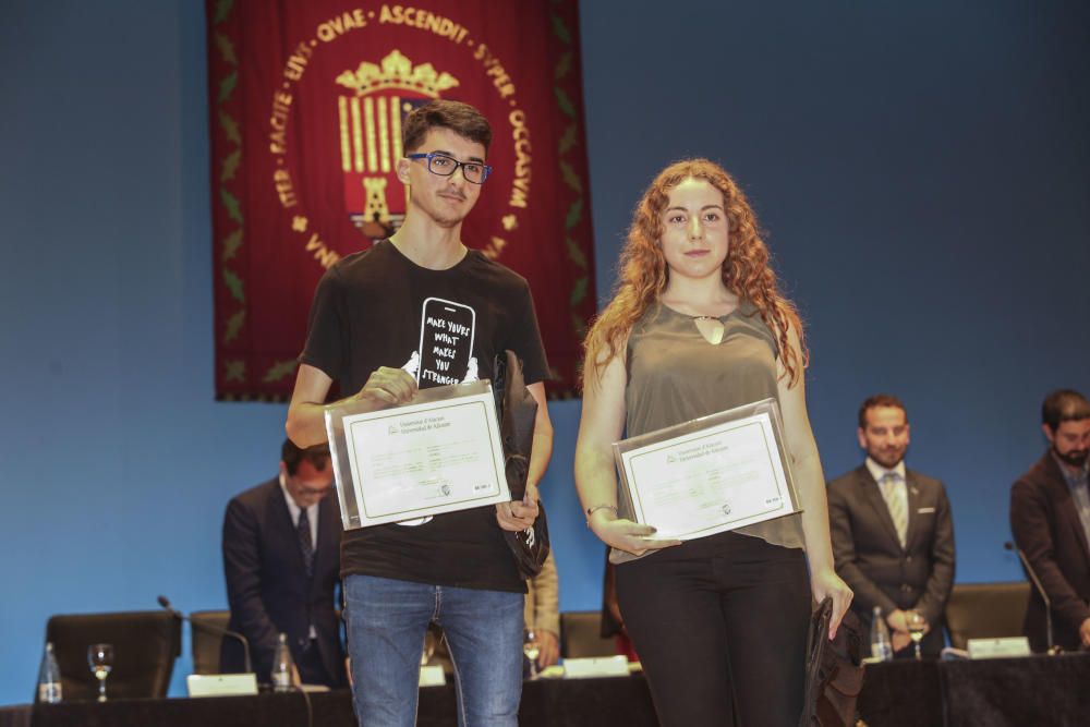 150 alumnos recogen en la UA sus diplomas de la Olimpiada del Saber