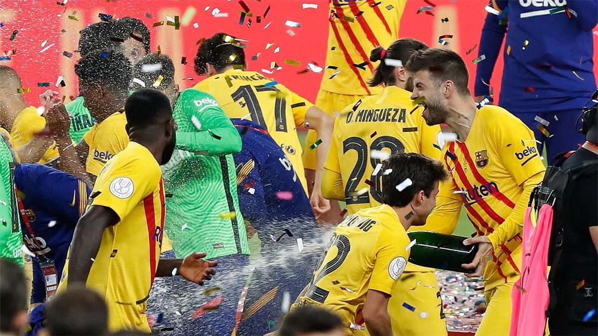 La conquista de la Copa del Rey, una inyección de moral para el Barça