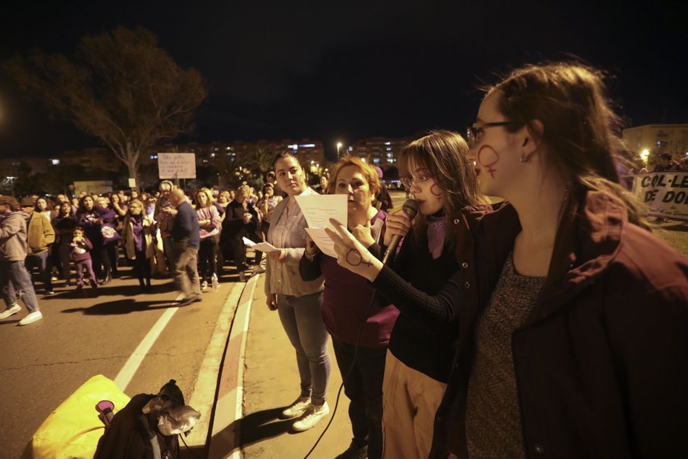 Manifestación del 8M en el Port de Sagunt