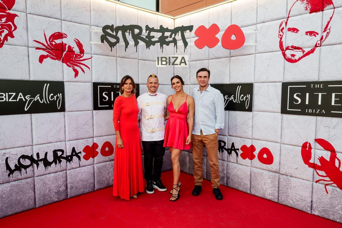 Carmen Matutes, Dabiz Muñoz, Cristina Pedroche y Abel Matutes en la inauguración oficial de StreetXO Ibiza.
