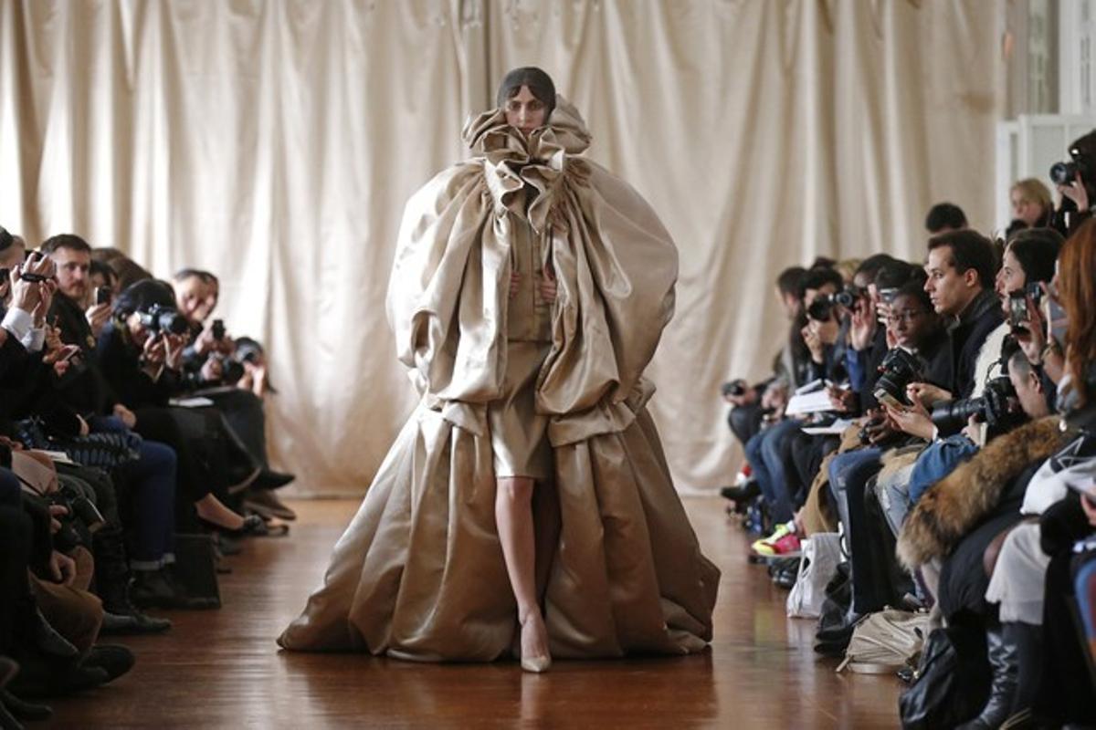 Un dels dissenys de Corrie Nielsen, en la setmana de la moda del ’ready to wear’ a París.