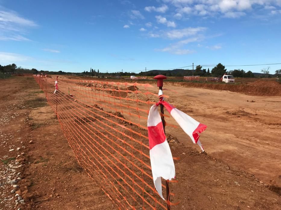 Comienza el impacto de las obras de la autopista de Llucmajor-Campos