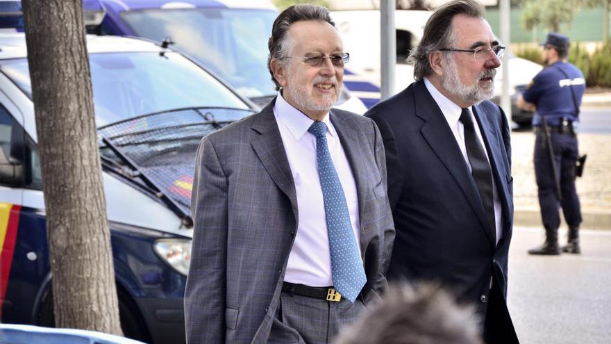 Alfonso Grau, durante la celebración del juicio por el caso Nóos.