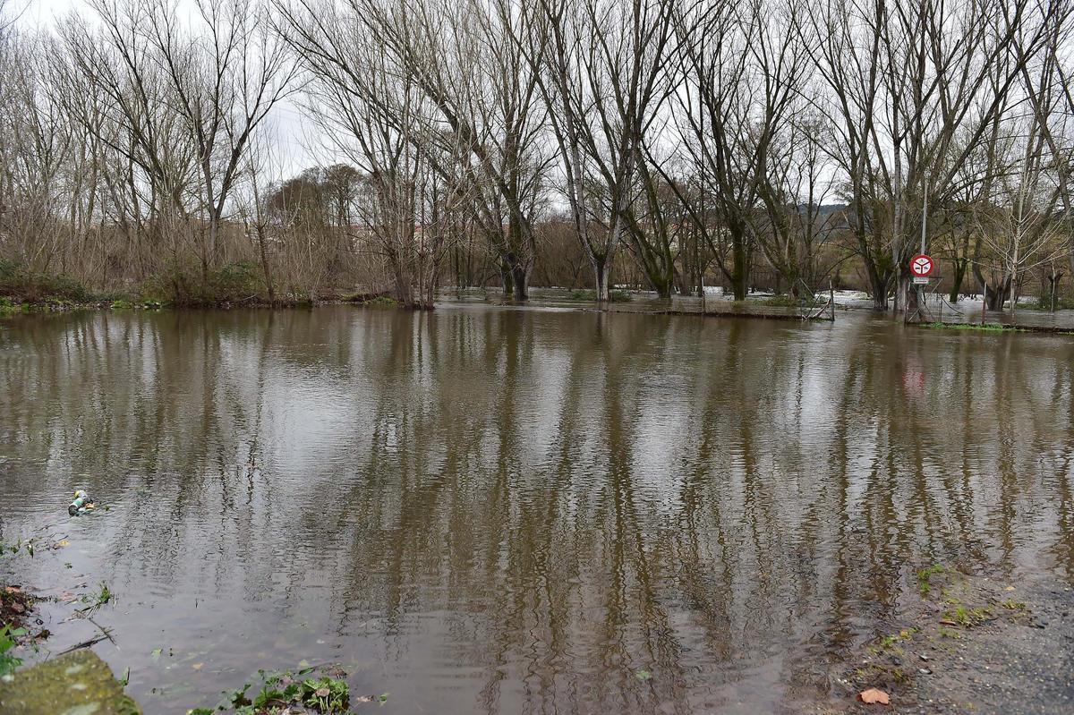 Fotogalería | El río se desborda en La Chopera de Plasencia
