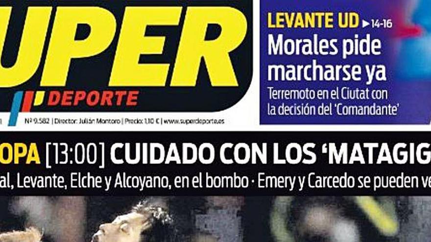 Esta es la portada de SUPER de este viernes