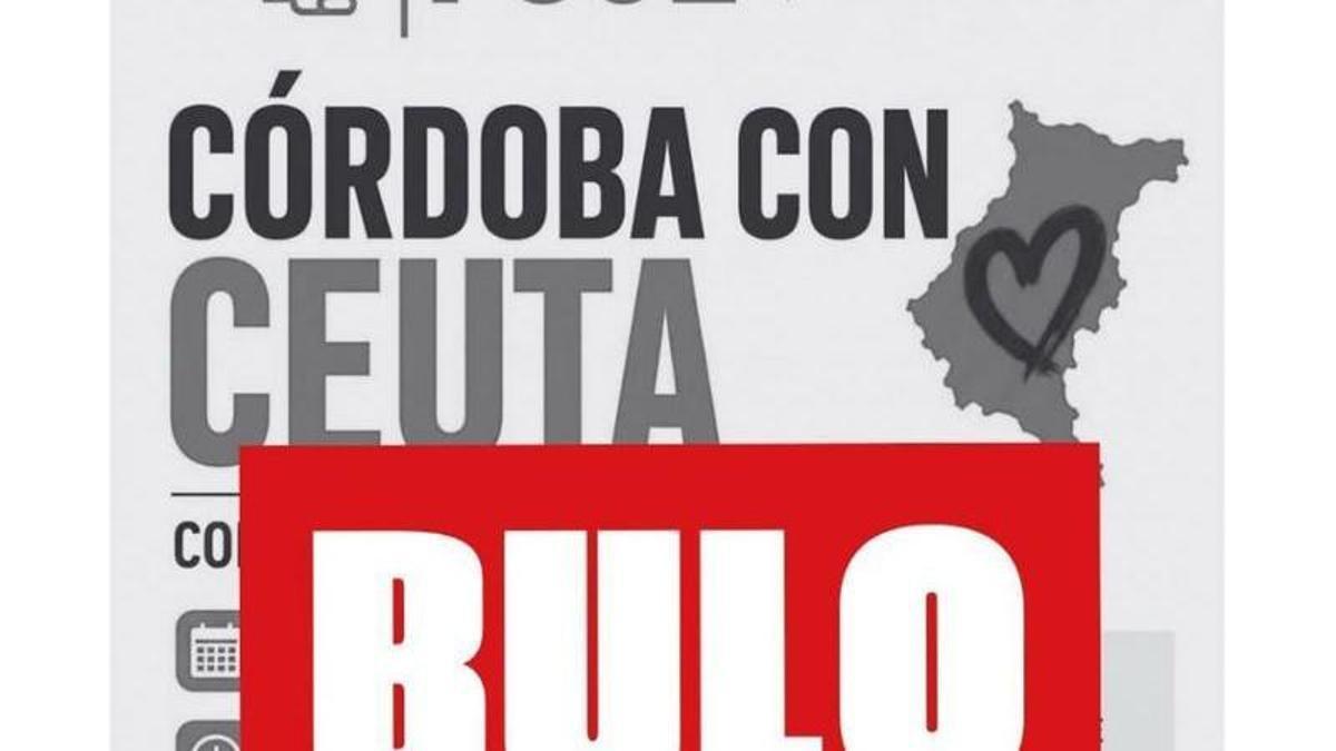 Bulo en redes denunciado por el PSOE de Córdoba.