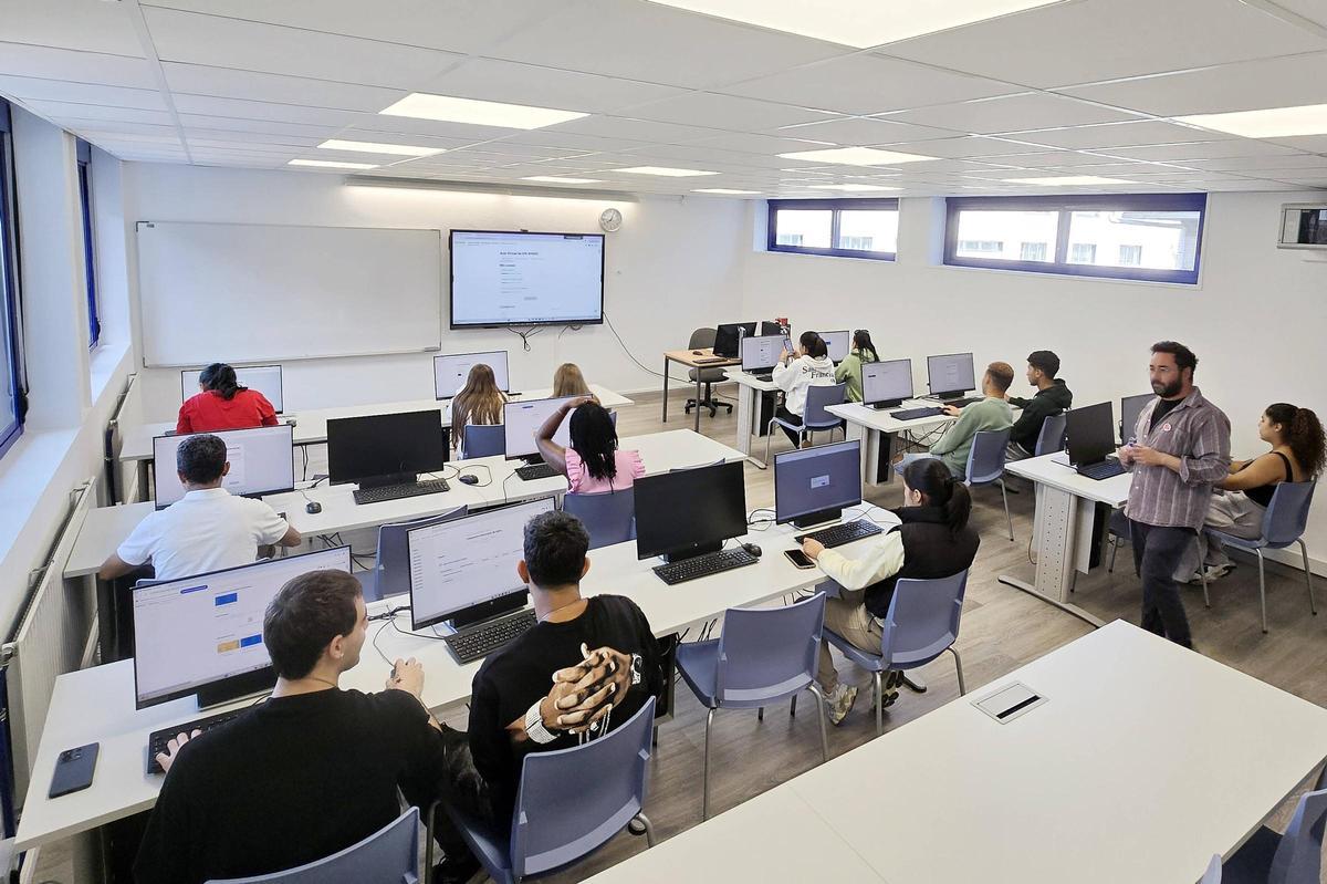 Un aula de Formación Profesional.