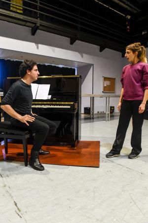 Ensayo del espectáculo ''Los nocturnos''