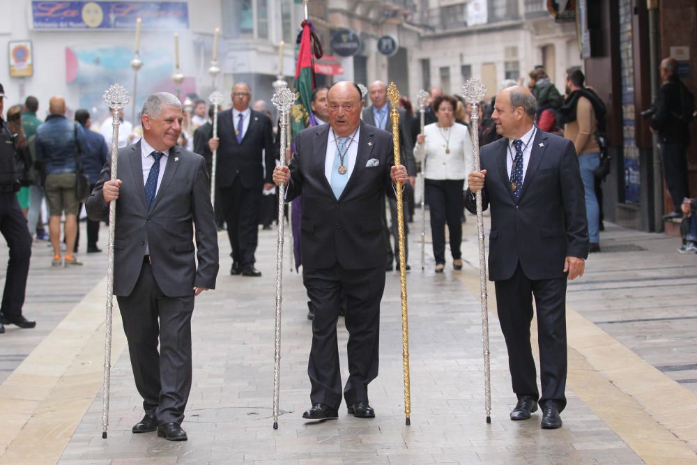 Las imágenes del Resucitado, la procesión del Domingo de Resurrección que pone punto final a la Semana Santa de Málaga