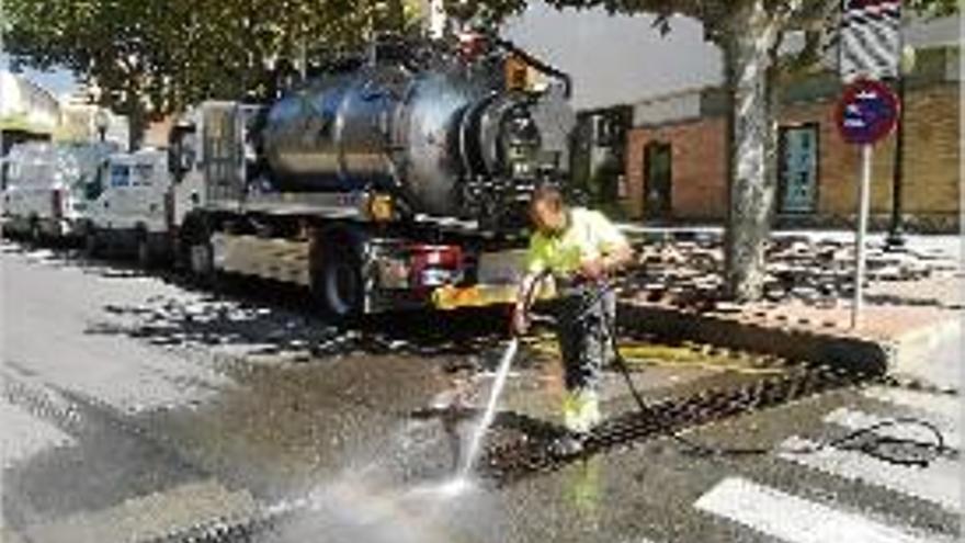 La brigada municipal està actuant en el nucli urbà.