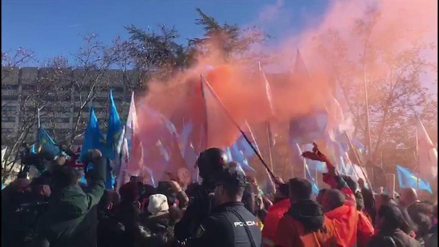 Así fue la de los trabajadores de Alcoa en Madrid