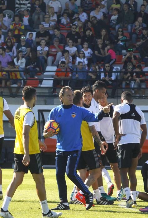 Espectacular entrenamiento del Valencia CF