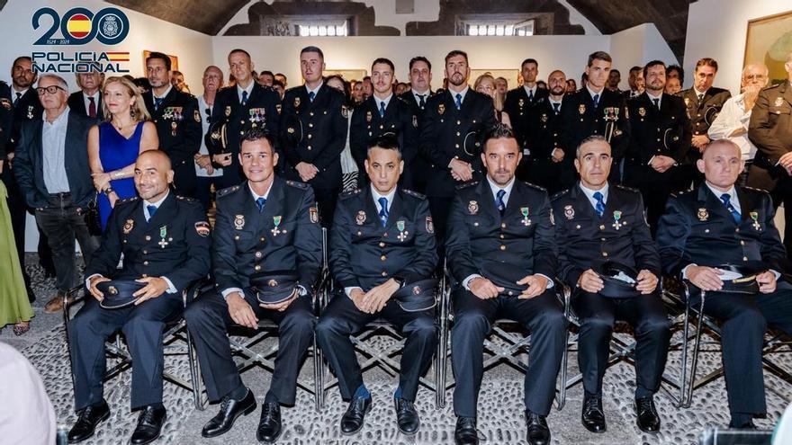 La Policía Nacional reconoce en Arrecife y Puerto del Rosario la labor de sus agentes y la colaboración institucional