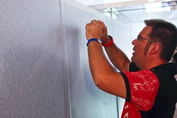 Imágenes de la inauguración del corazón del estadio