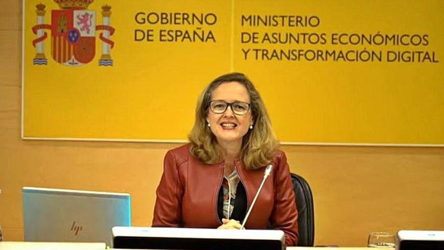 La vicepresidenta econòmica, Nadia Calviño.