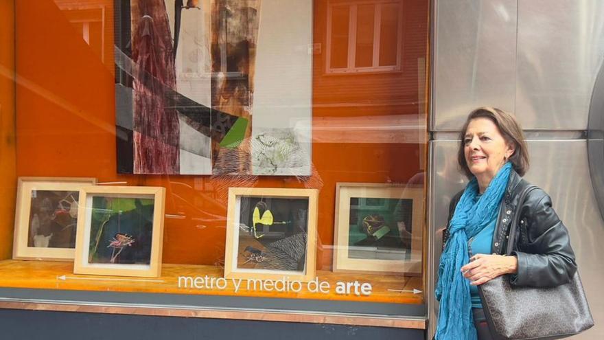 La artista Marina Ladero exhibe en Cervantes una selección de sus obras