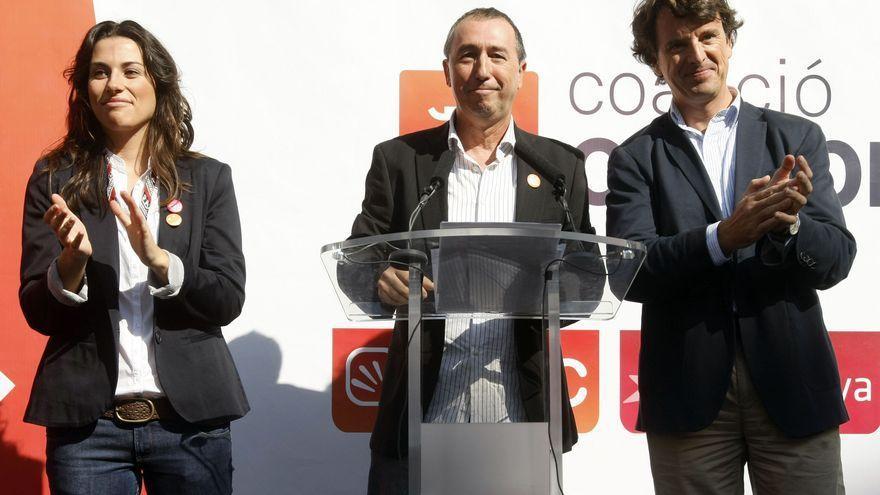 Aitana Mas y Joan Baldoví en un acto de la campaña de 2011.