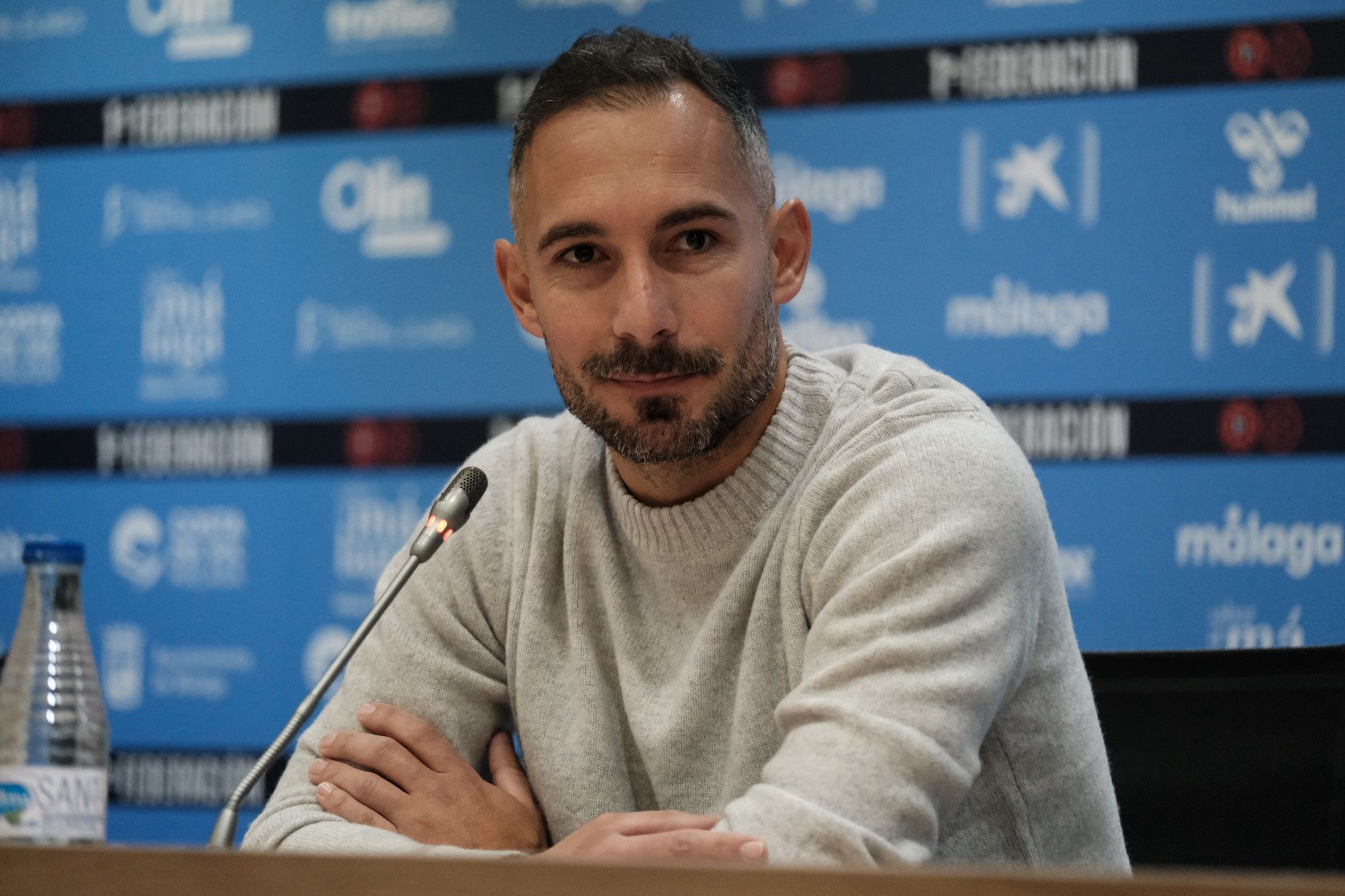 Presentación de David Ferreiro como nuevo jugador del Málaga CF