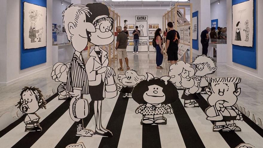 Quino y Mafalda veranean en Gandia