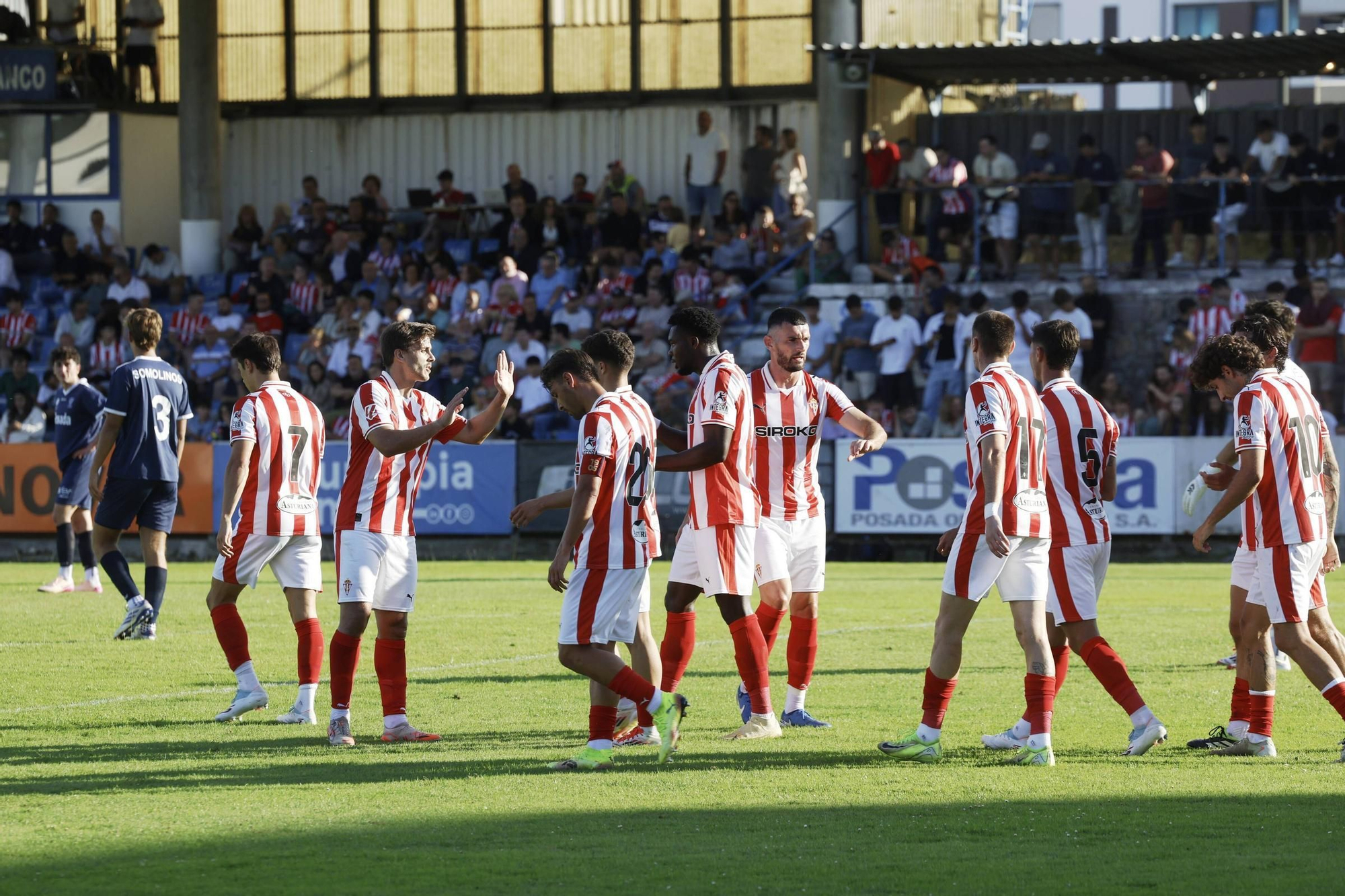 EN IMÁGENES: así fue el choque entre el Sporting y el Marino de Luanco