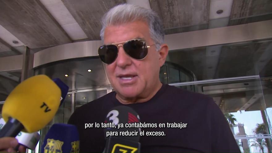 La advertencia de Laporta tras las inscripciones: "Que se calmen"