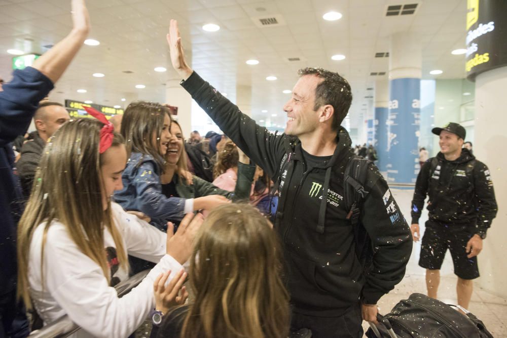 Arribada dels pilots del Dakar a Barcelona