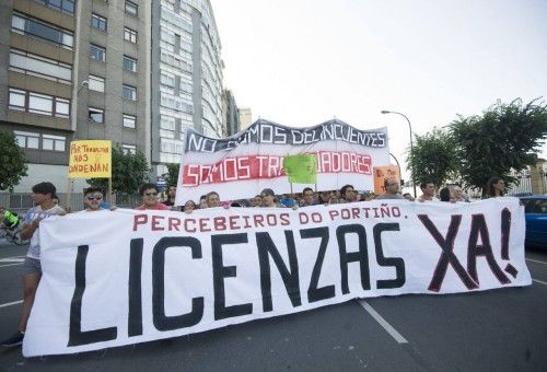 Percebeiros furtivos de O Portiño piden licencias