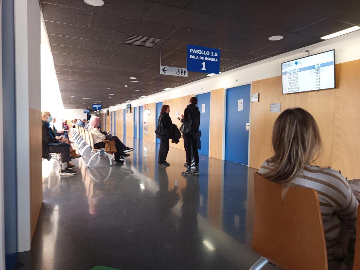Pacientes en el Hospital General de Elche