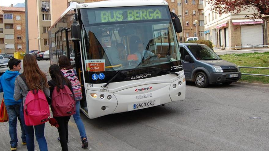 Bus urbà a Berga