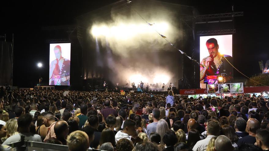 Concierto de Melendi en las fiestas de Los Dolores, en Lanzarote