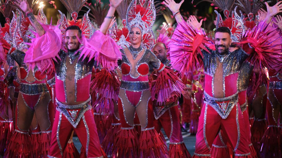 Joroperos, en su desfile en el concurso de Ritmo y Armonía.