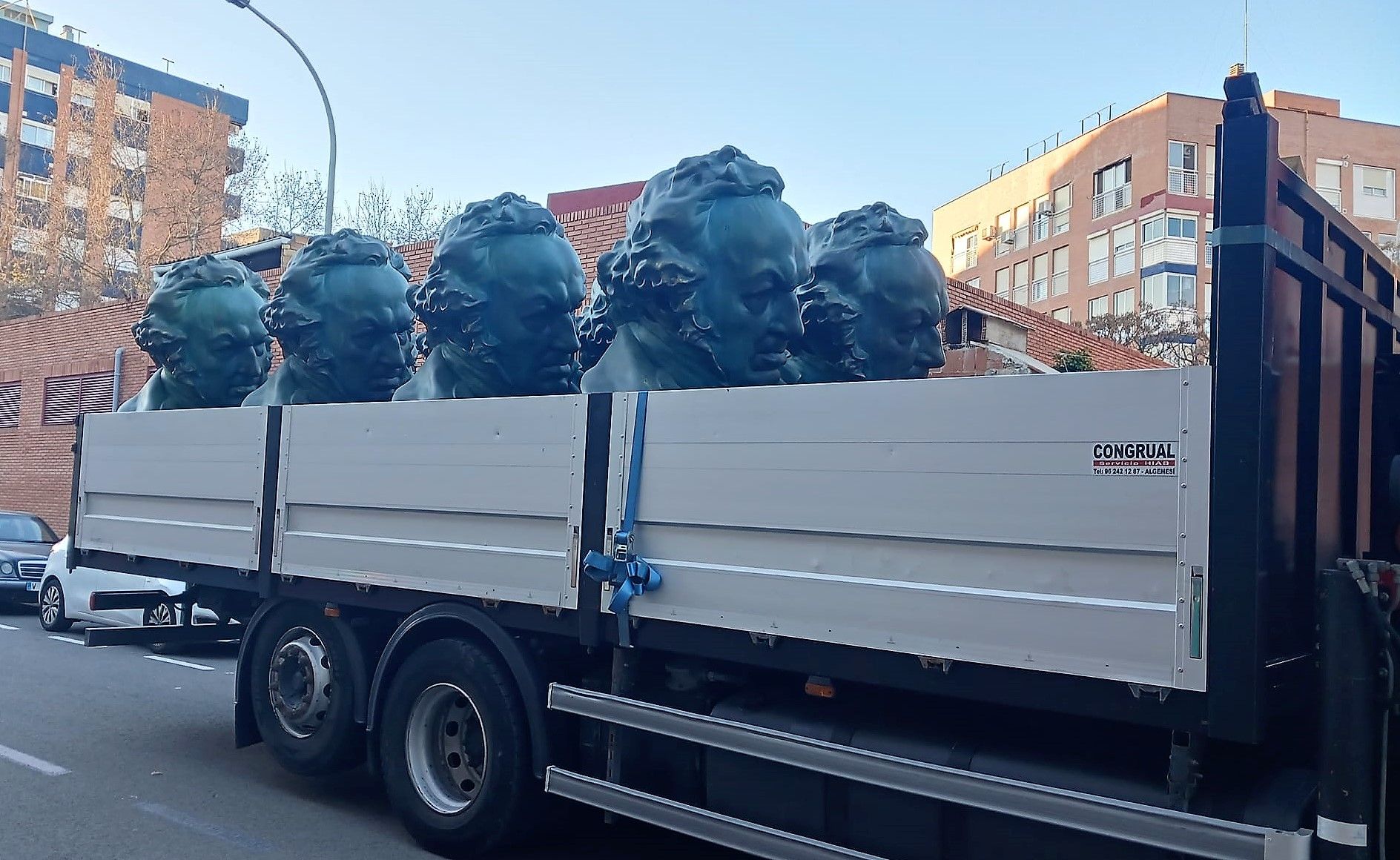 Los Goya "falleros" se marchan a Sevilla