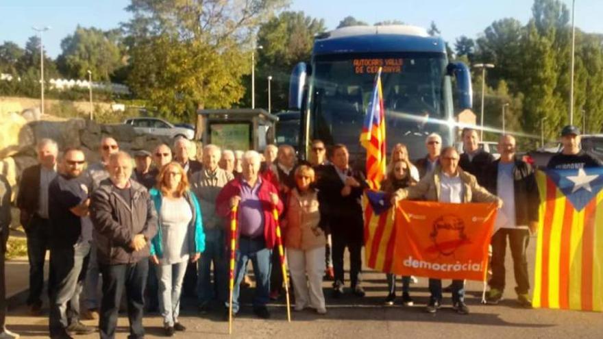 El grup que ha acompanyat Piñeira