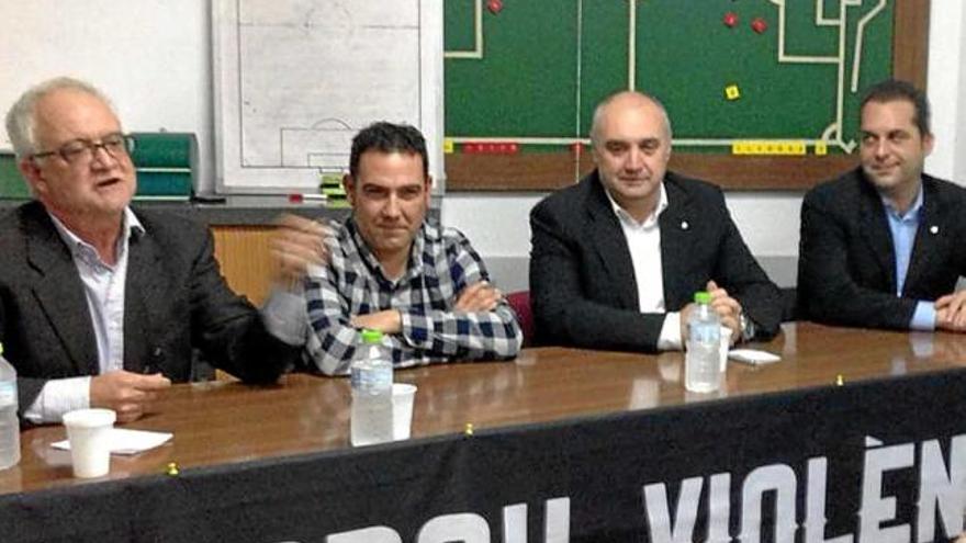 Presentació amb Pep Graus, Garcia Casas, Ruiz Pueyo i Moreno Delgado