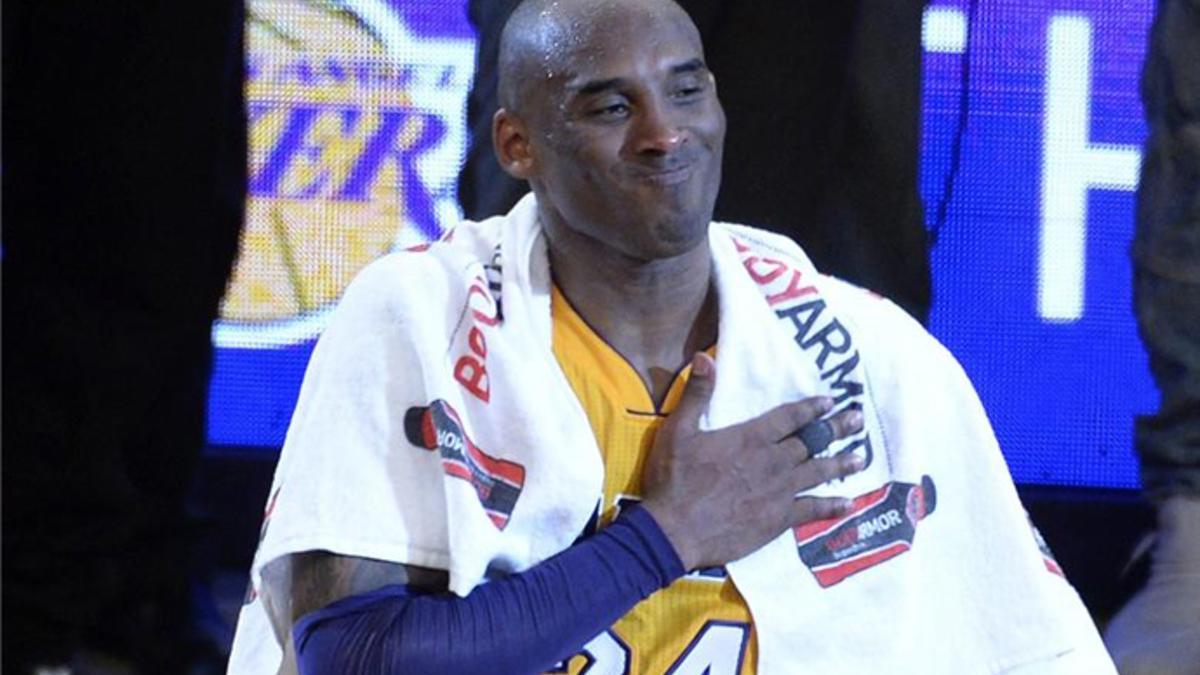 Kobe Bryant disputó sus 20 temporadas en la NBA con los Lakers