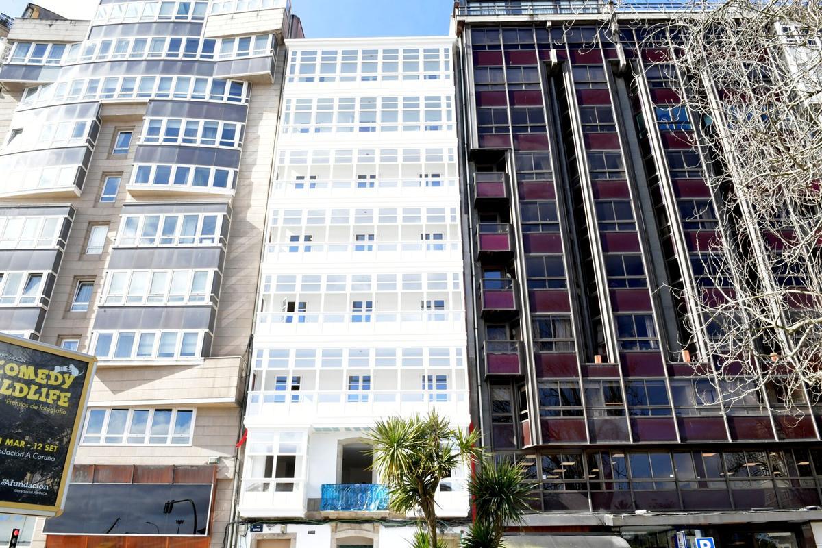 Plaza Orense edificio obras