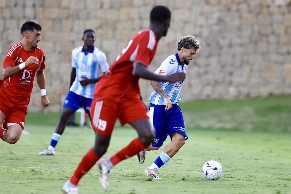 Dani Sánchez, ante el Al-Arabi SC