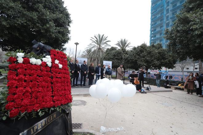 Acto de conmemoración del incendio de Campanar en su aniversario