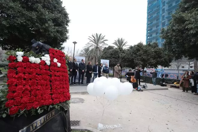 Acto de conmemoración del incendio de Campanar en su aniversario