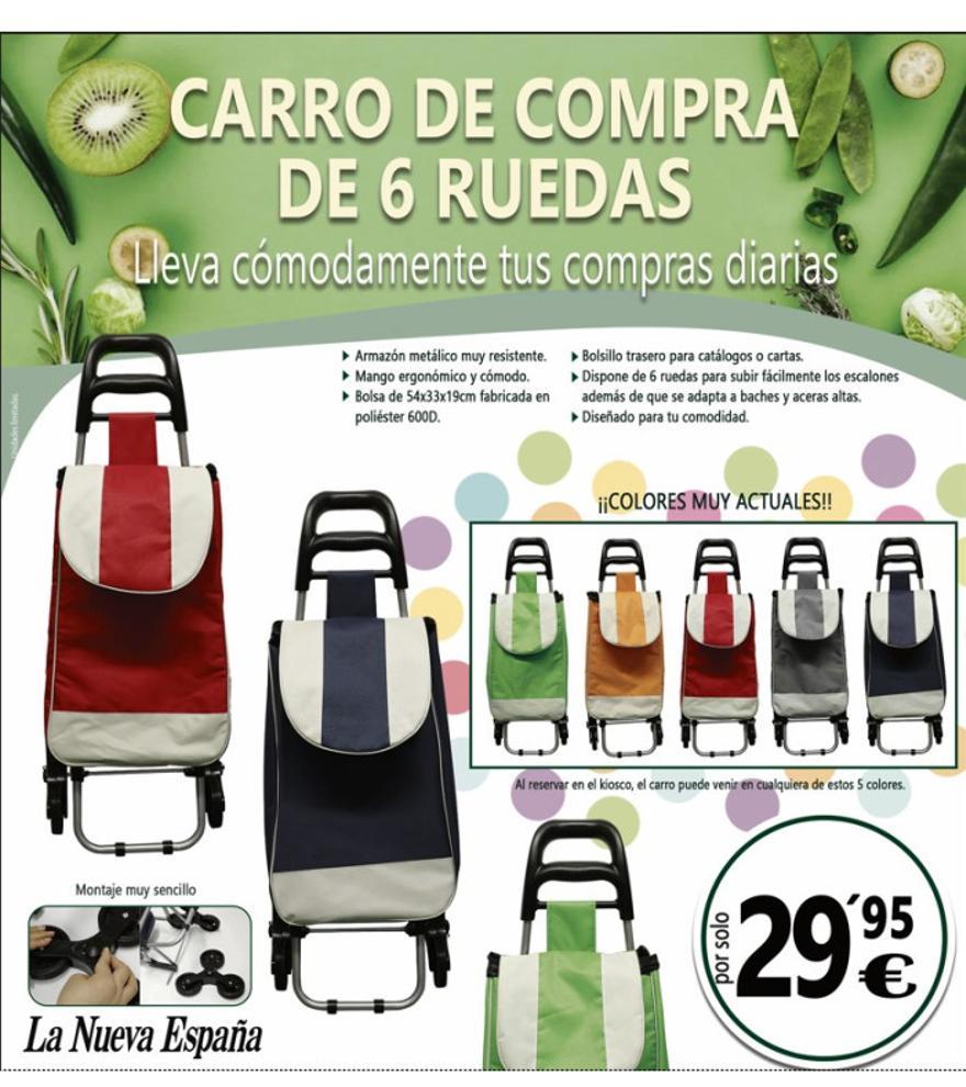 CARRO DE COMPRA DE 6 RUEDAS