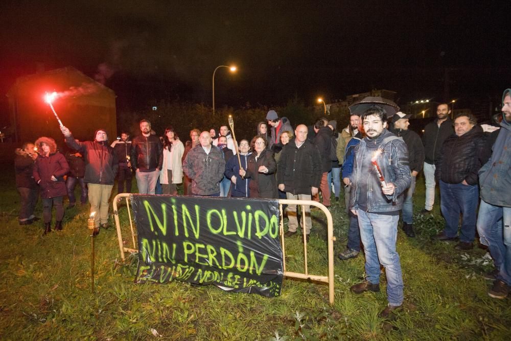 Protesta del colectivo ''Elviña non se vende''